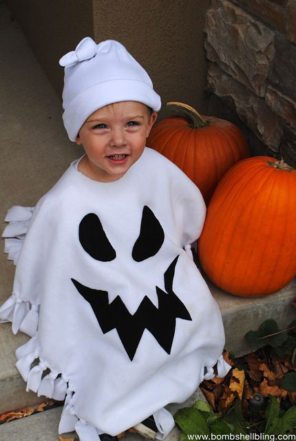 Bébé Toddler Halloween Costume Enfants Enfants Fantôme Citrouille  Déguisement